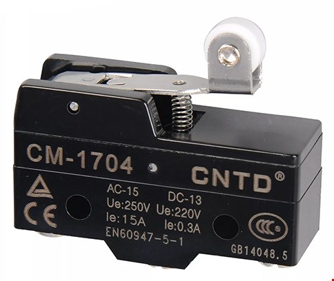 میکرو سوئیچ اهرمی قرقره دار CNTD مدل CM-1704